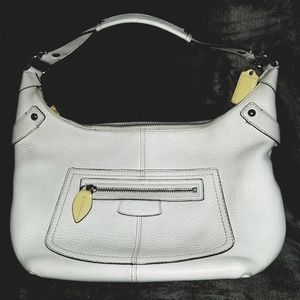 COACH PENELOPE White/Cream Soft Leather Bag